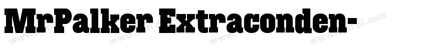MrPalker Extraconden字体转换